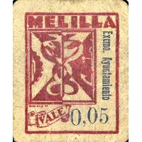 0.05 Pesetas Melilla