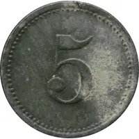 5 Pfennig - Castrop Zeche Graf Schwerin