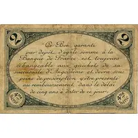 2 Francs - Chambre de Commerce d'Angoulême [16] <4ème série>