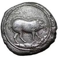 1 Tridrachm Beast series: boar