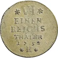 ⅙ Reichsthaler - Ernest Frederick III Charles