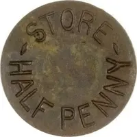 1/2 Penny West Caicos Sisal Company