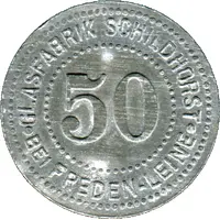 50 Pfennig - Freden am Leine Glasfabrik Schildhorst