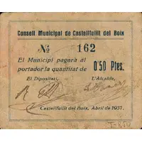0.50 Pesetas Castellfollit del Boix