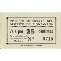 25 Céntimos Montañana