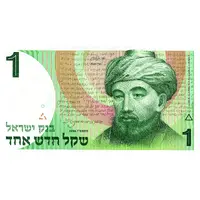 1 New Sheqel Moses Maimonides
