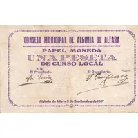 1 Peseta Algimia de Alfara