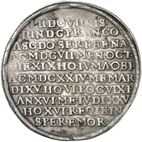 1 Thaler - Louis Death