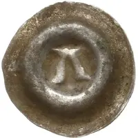 Denier Bracteate - unknown abbot jędrzejowski Jędrzejów mint