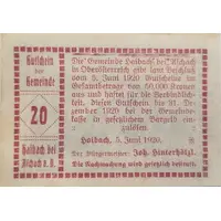 20 Heller Haibach bei Aschach