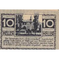 10 Heller Gutau, Hundsdorf, Erdmannsdorf
