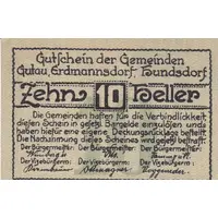 10 Heller Gutau, Hundsdorf, Erdmannsdorf