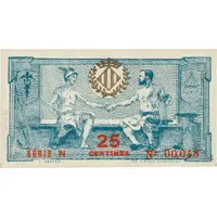 25 Centimes - Syndicats Commerciaux des Pyrénées Orientales