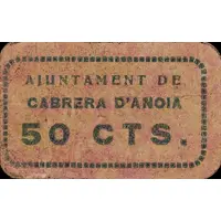 50 Céntimos Cabrera d'Anoia