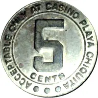 5 Cent Gaming Token - Playa Chiquita