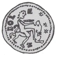 Denier Bracteate - Bolesław Mieszkowic or Leszek of Masovia Kruszwica or Inowrocław or Płock mint