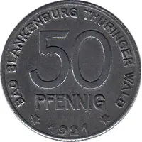 50 Pfennig - Bad Blankenburg