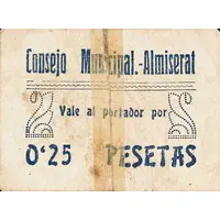 0.25 Pesetas Almiserat