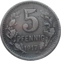 5 Pfennig - Iserlohn