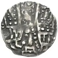 1 Drachm - Anonymous Bukhar Khudat, late type, facing right, Samarqand