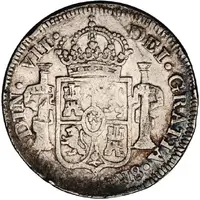 8 Reales - Fernando VII Zacatecas - Royalist Coinage