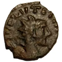 Antoninianus - Tetricus II PAX AVG; Barbarous imitation