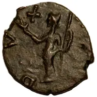 Antoninianus - Tetricus II PAX AVG; Barbarous imitation