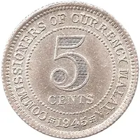 5 Cents - George VI