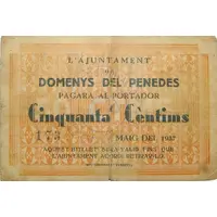 50 Céntimos Domenys del Penedès
