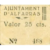 25 Céntimos Alfarràs