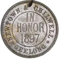 Medal - Victoria Diamond Jubilee, Newtown & Chilwell