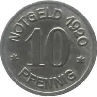 10 Pfennig - Ottmachau