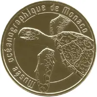 Monnaie de Paris Tourist Token - Monaco Musée Océanographique - La tortue marine