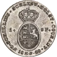 1 Speciesthaler / 60 Schilling Courant - Christian VII