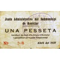 1 Peseta Montclar