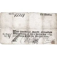 2 Mark No monogram, impressed coat of arms