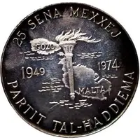 Medal - Dom Mintoff 25 Years of Leadership