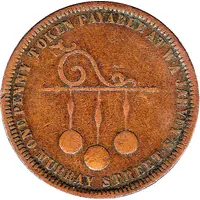 1 Penny - William Andrew Jarvey Hobart, Tasmania