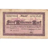 5 000 000 Mark Gewerkschaft des Steinkohlen-Bergwerks Ewald