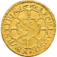 Gold strike of 1 Kreuzer / 1/4 Ducat - Leopold I Graz