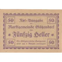 50 Heller Götzendorf