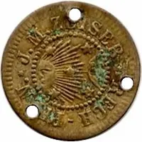 Rechenpfennig Johann Michael Zeiser