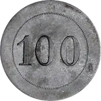 100 Pfennigs - Lünen Kriegsgefangenen Lager Z. V. L.