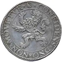 1 Daalder `Leeuwendaalder` Date obverse, piedfort of double weight