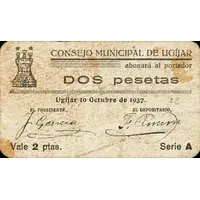 2 Pesetas Ugíjar