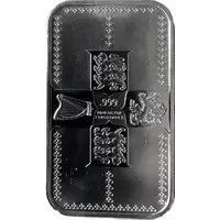 One Ounce Gothic Crown Silver Bar
