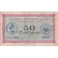 50 Centimes - Chambre de Commerce de Belfort 90