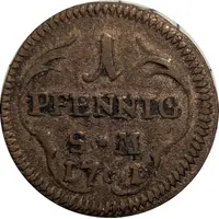 1 Pfennig - John Frederick Charles of Ostein