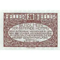 20 Heller Hüttau