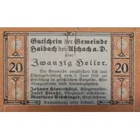 20 Heller Haibach bei Aschach